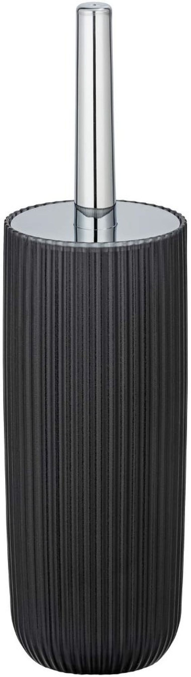 Szczotka do WC, ze stojakiem, Agropoli, 35.5 cm, szary