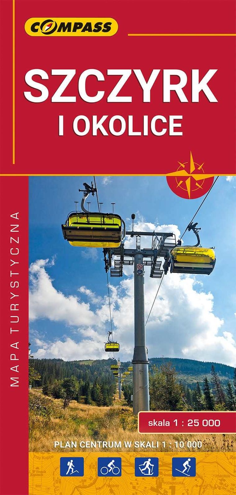 Szczyrk i okolice. Mapa turystyczna 1:25 000