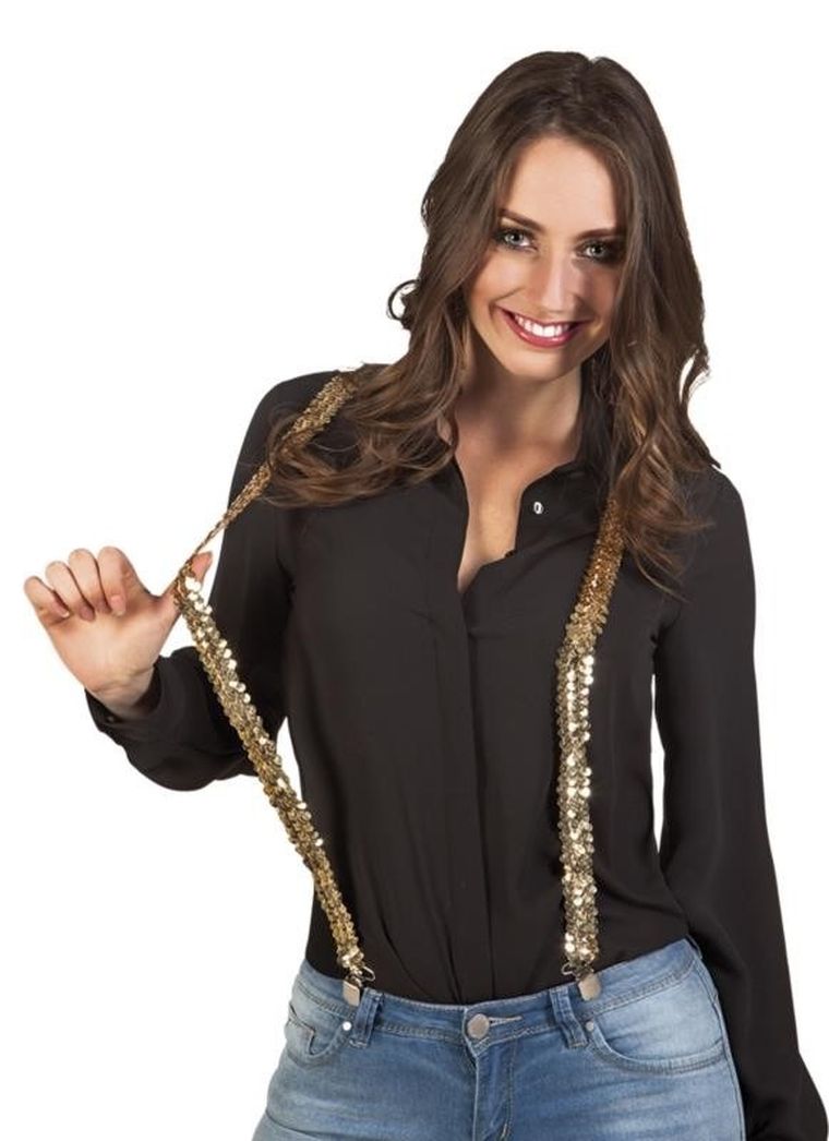 Szelki, element stroju, złote