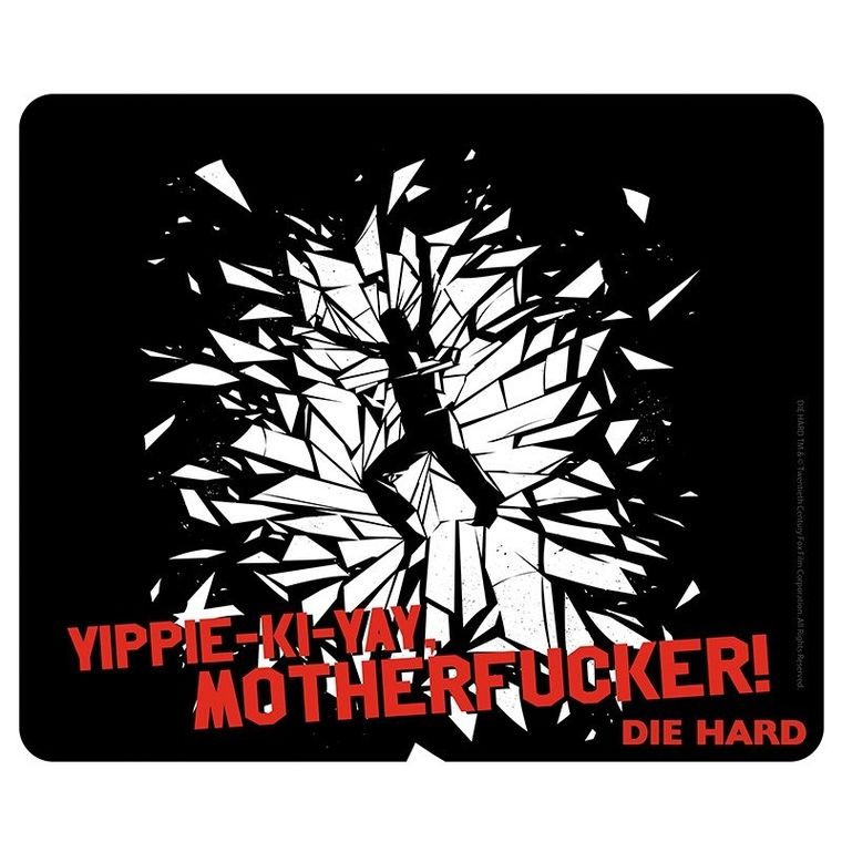 Szklana pułapka, YIPPIE-KI-YAY, podkładka pod mysz