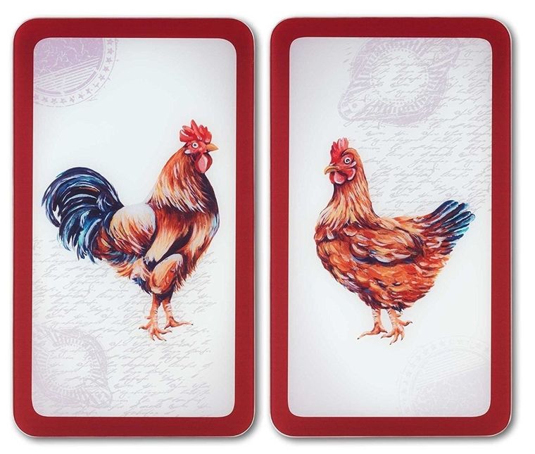 Szklane płyty ochronne, Farmi, na kuchenkę, 2 szt.