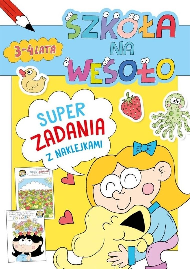 Szkoła na wesoło. Superzadania z naklejkami. 3-4 lat