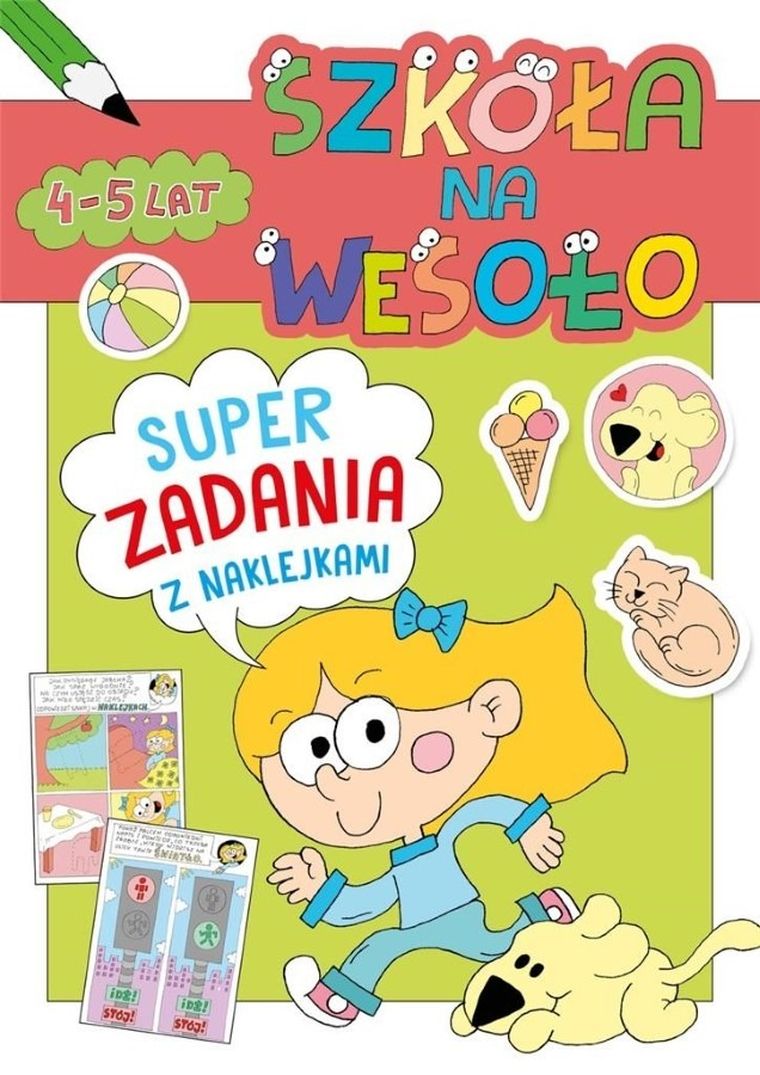 Szkoła na wesoło. Superzadania z naklejkami. 4-5 lat