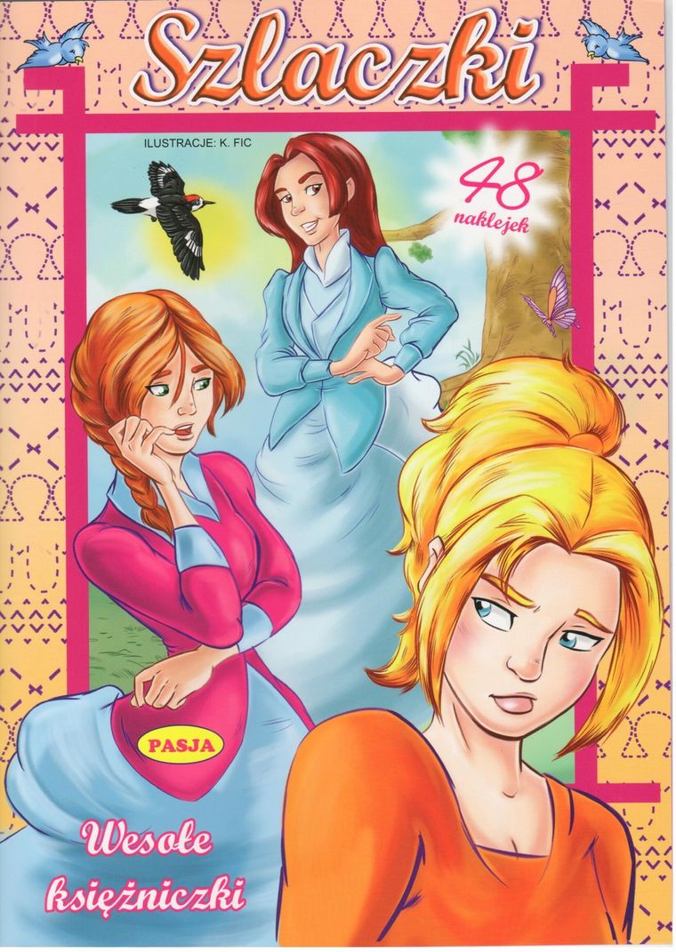 Szlaczki. Wesołe księżniczki