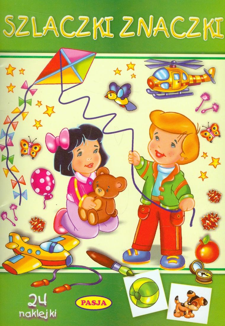Szlaczki. Znaczki. 24 naklejki