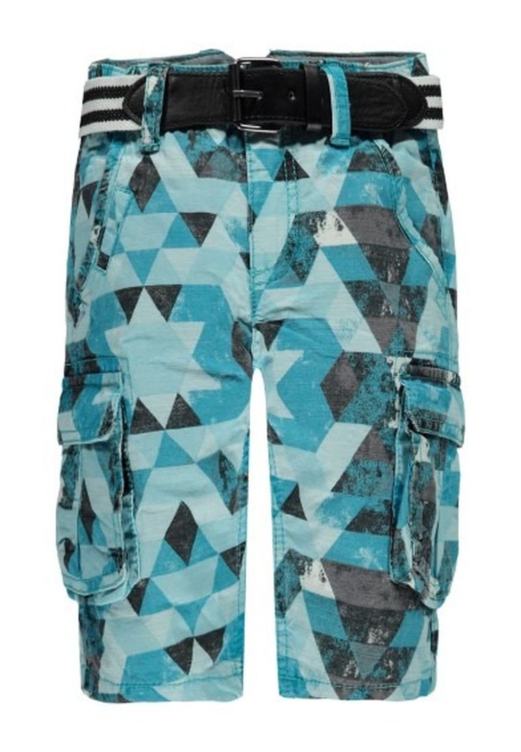 Szorty chłopięce, bermudy, niebieskie, Kanz