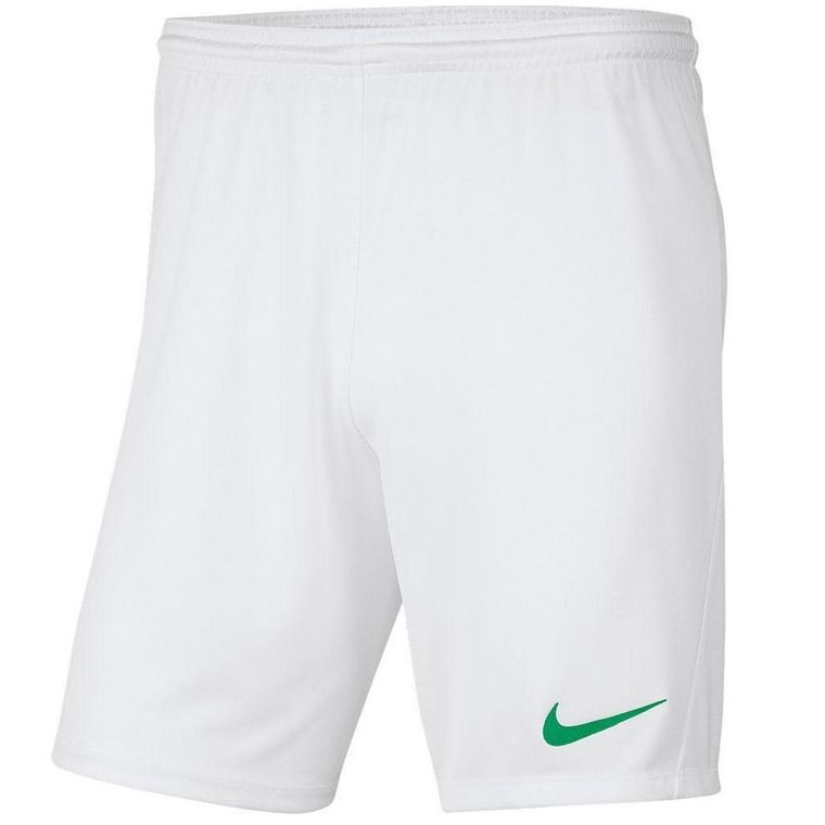 Szorty chłopięce, białe, Nike Y Park III Boys