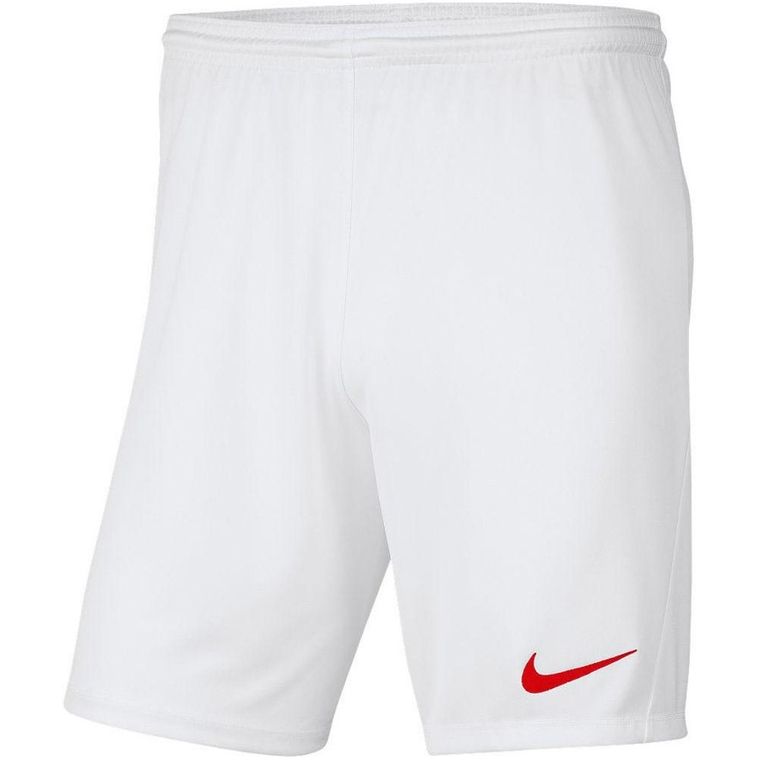 Szorty chłopięce, białe, Nike Y Park III Boys