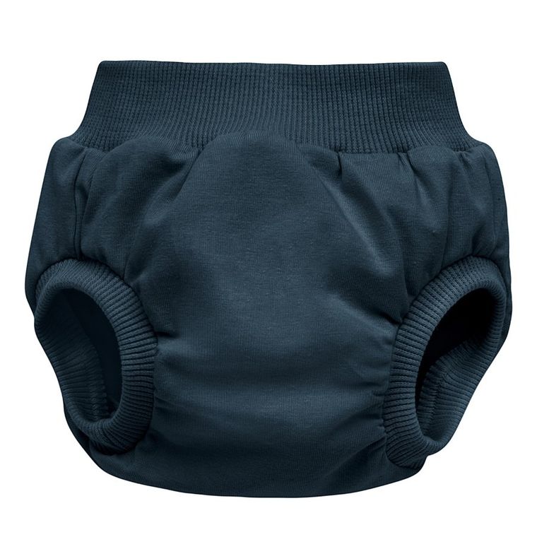 Szorty chłopięce, bloomersy, granatowe, Pinokio