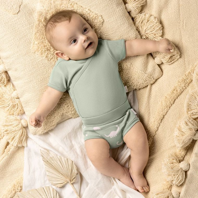 Szorty chłopięce, bloomersy, miętowe, Nicol