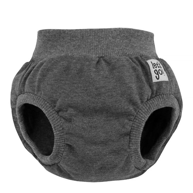 Szorty chłopięce, bloomersy, szare, Pinokio