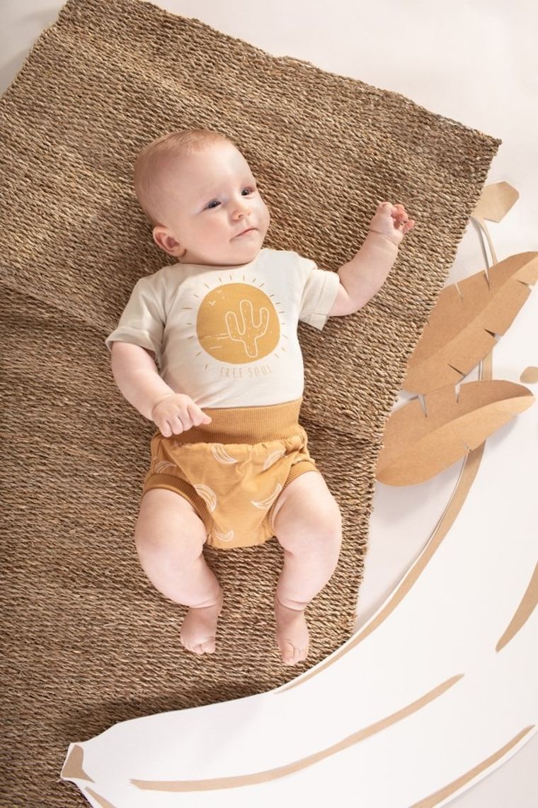 Szorty chłopięce, bloomersy, żółte, Pinokio