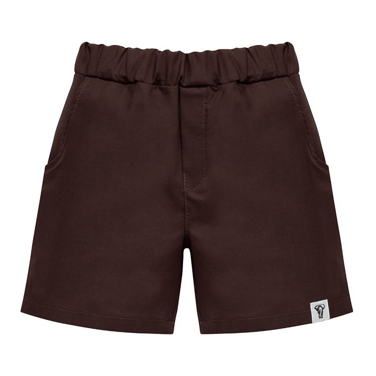 Szorty chłopięce, brązowe, Pinokio