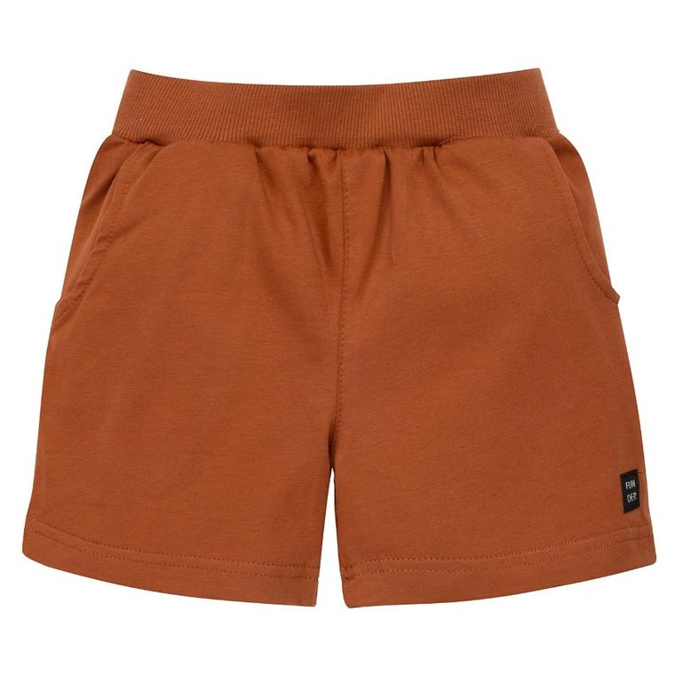 Szorty chłopięce, brązowe, Pinokio