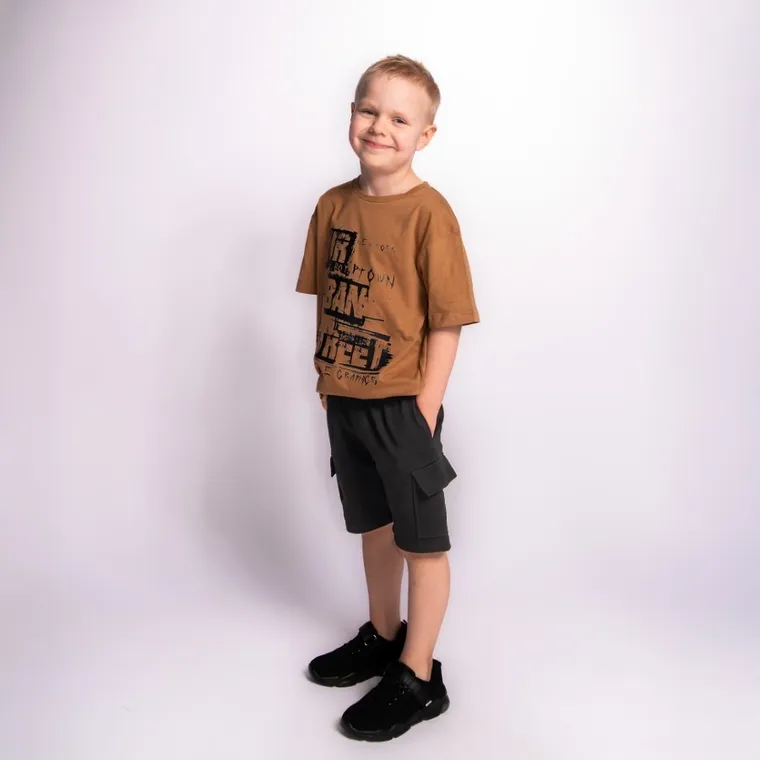 Szorty chłopięce, czarne, Tup Tup