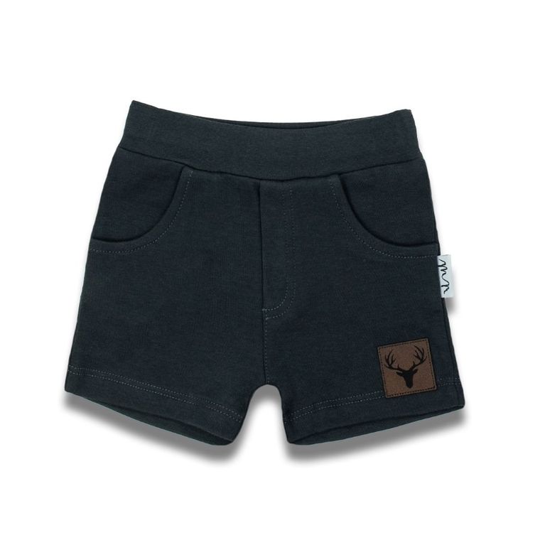 Szorty chłopięce, grafitowe, Nicol