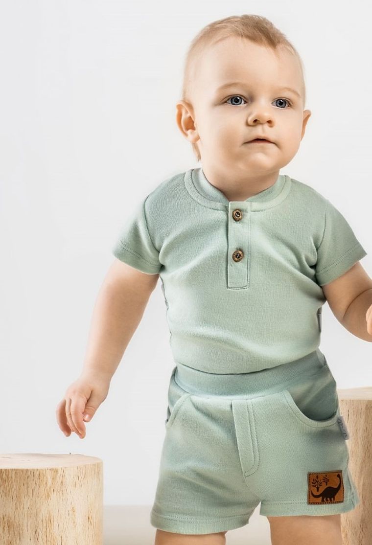 Szorty chłopięce, miętowe, Nicol