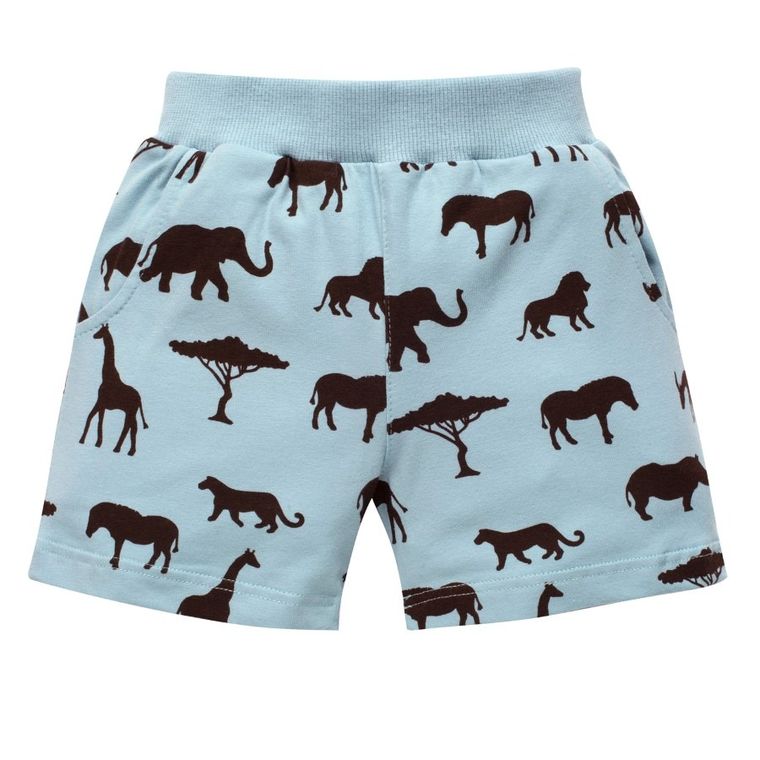 Szorty chłopięce, niebieske, Pinokio