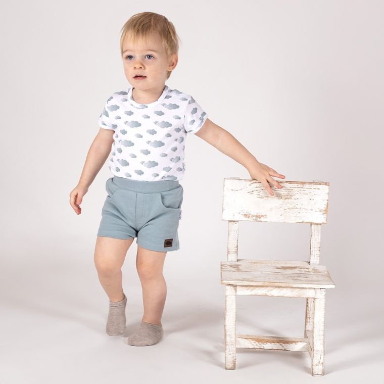 Szorty chłopięce, niebieskie, Nicol