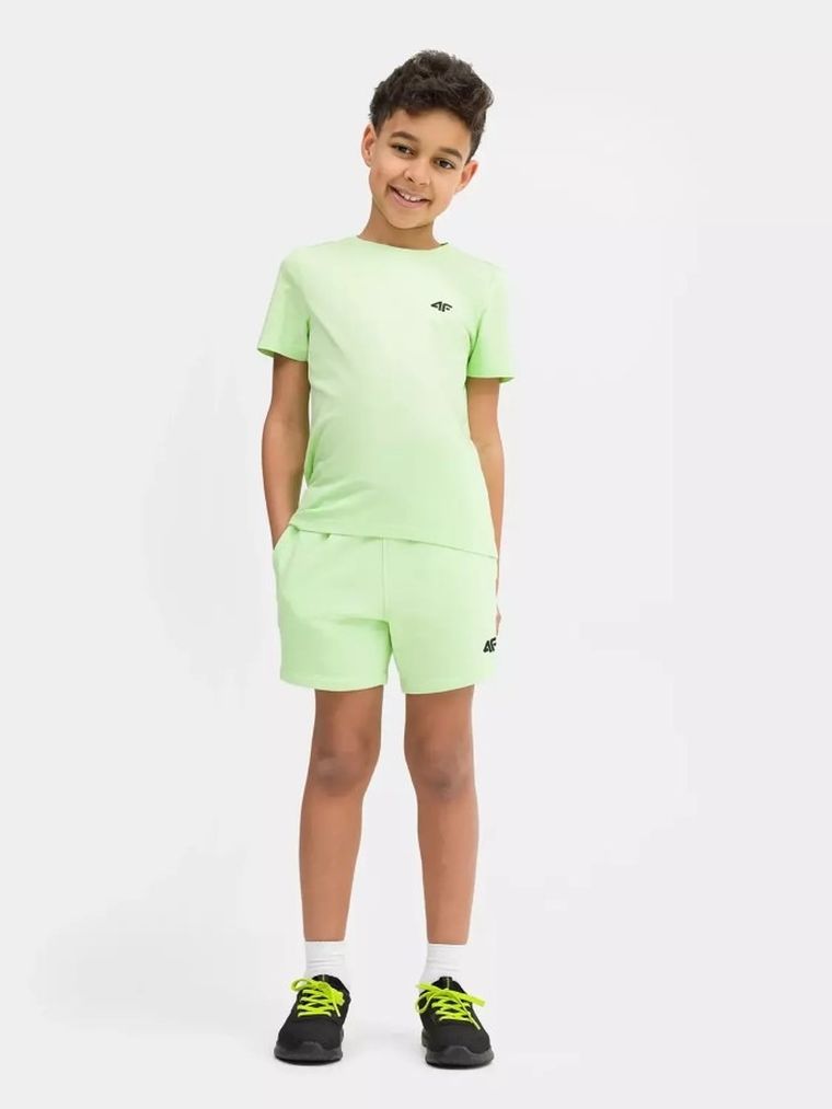 Szorty chłopięce, zielone, 4F