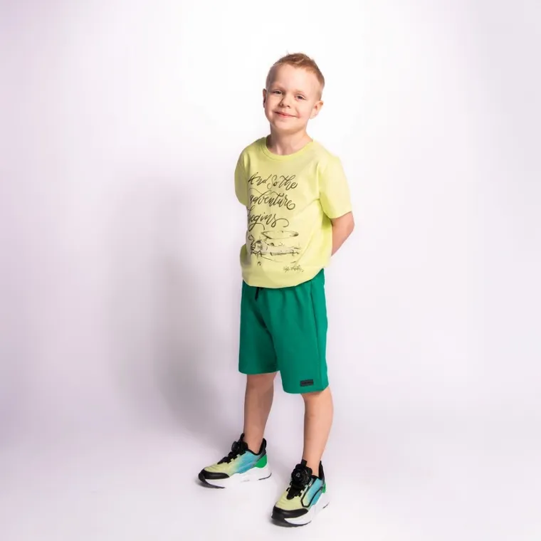 Szorty chłopięce, zielone, Tup Tup