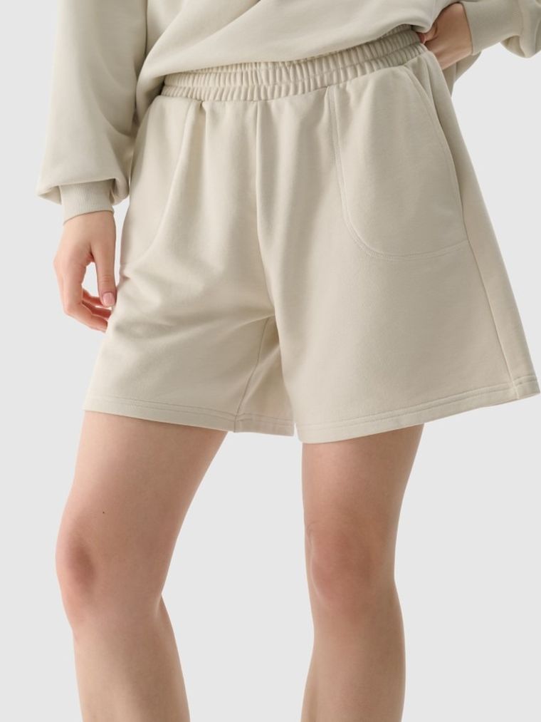 Szorty damskie, beżowe, 4F