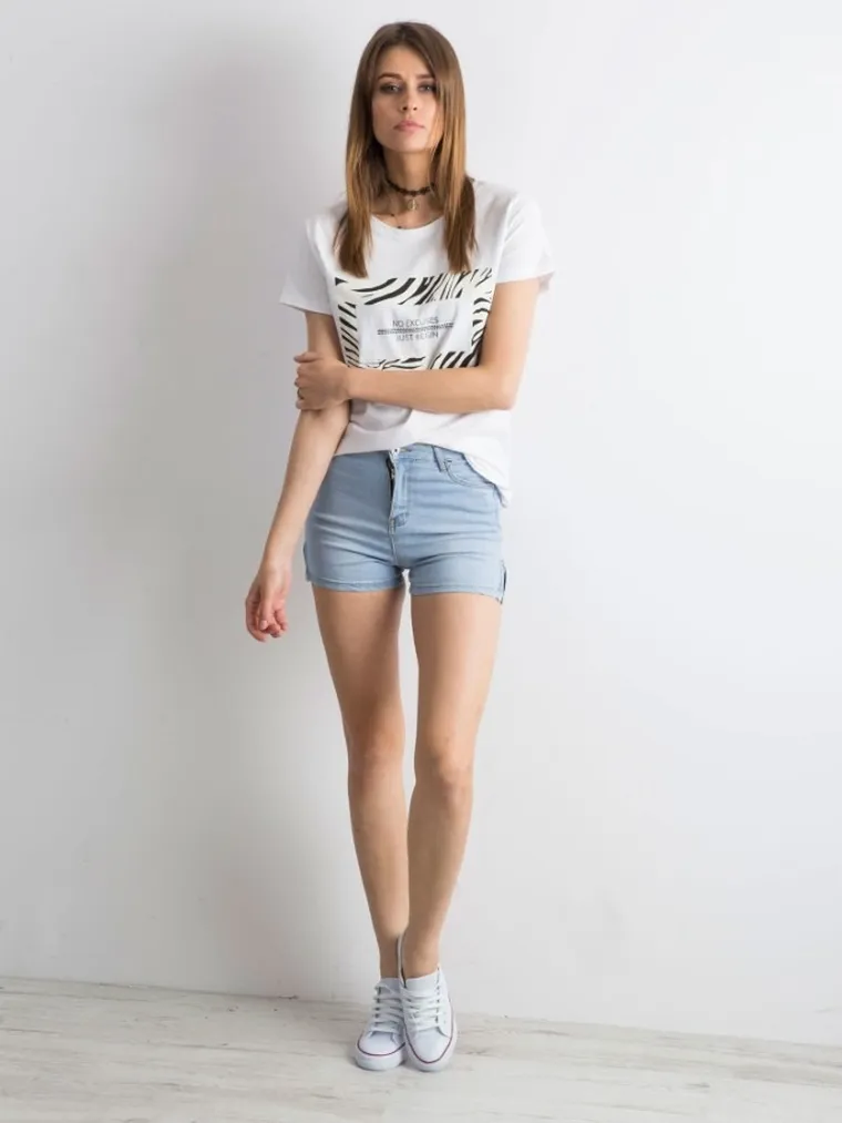 Szorty damskie, niebieskie, Factory Price