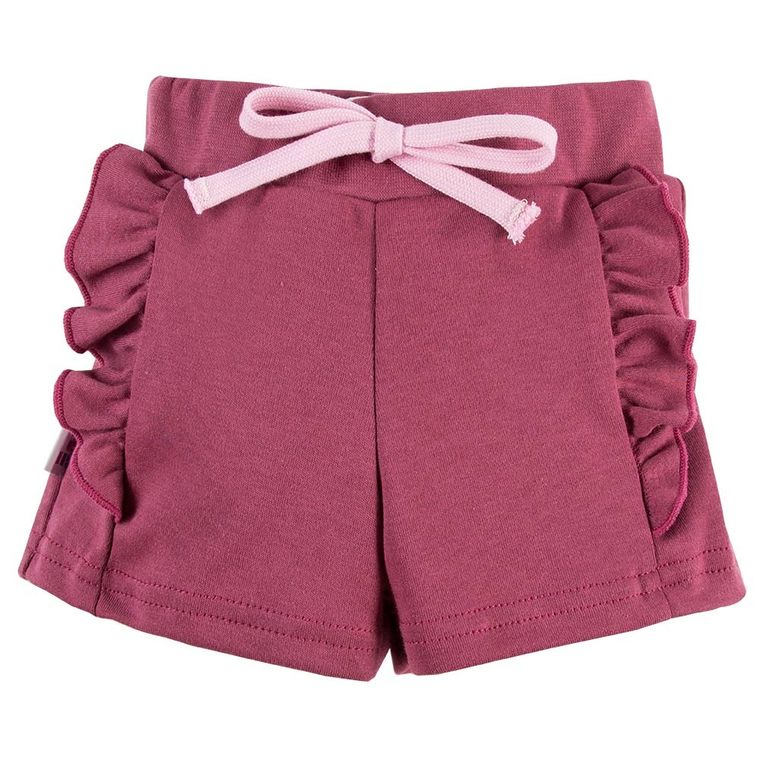 Szorty dziewczęce, bordowe, Nature, Eevi