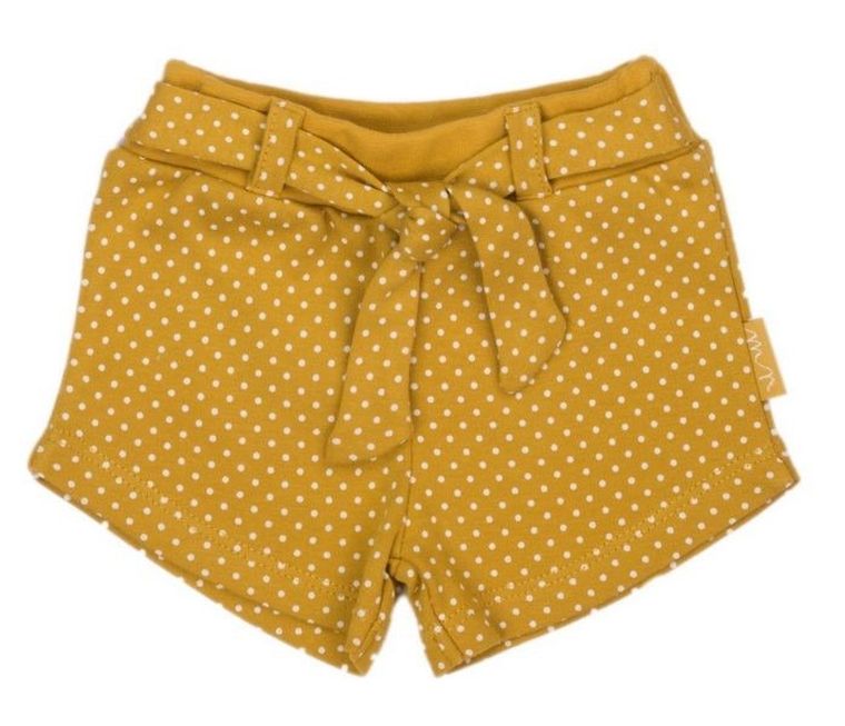 Szorty dziewczęce, musztardowe, Nicol