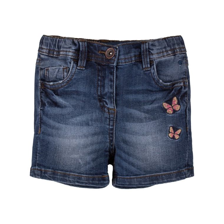 Szorty jeansowe dziewczęce, granatowe, Tom Tailor