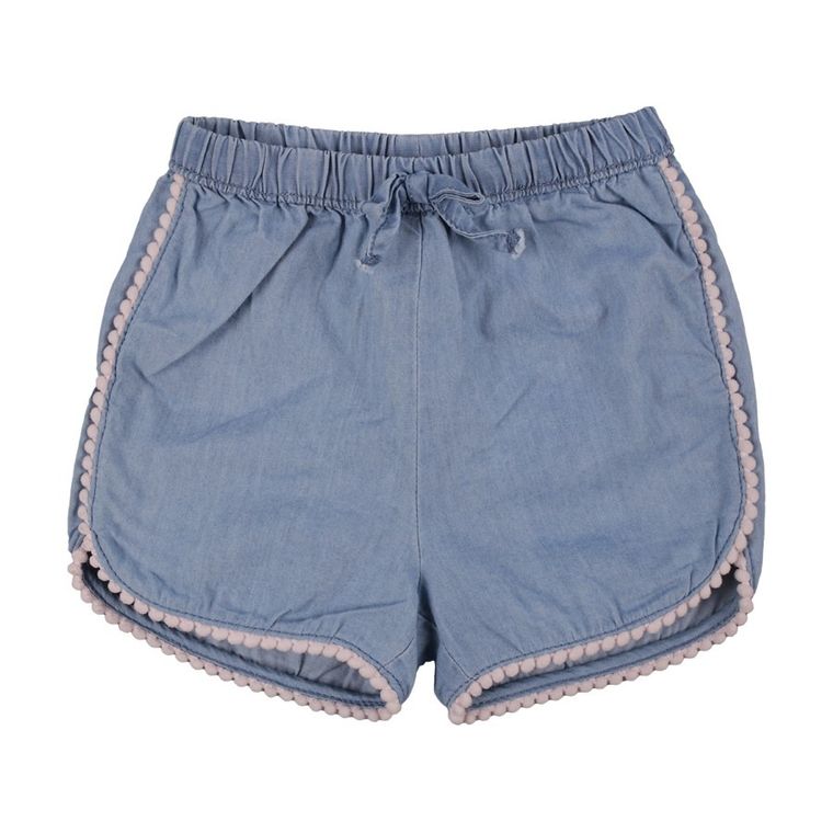 Szorty jeansowe dziewczęce, jasny denim, Tom Tailor