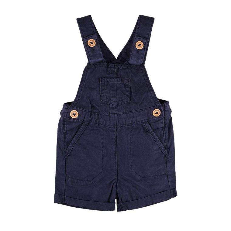 Szorty ogrodniczki chłopięce, granatowe, Tom Tailor