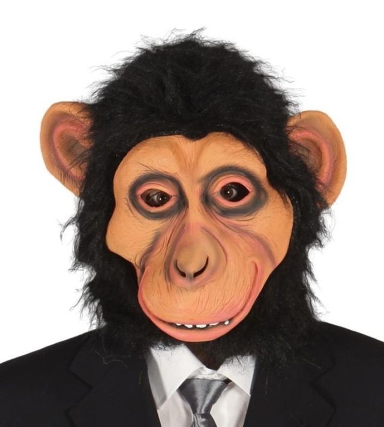 Szympans goryl, maska