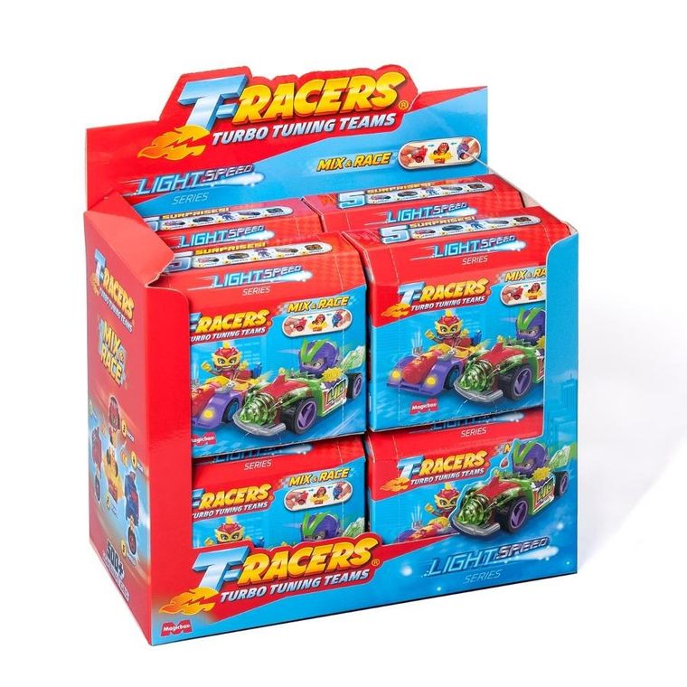 T-Racers, Light Speed, Car Racer, pojazd z figurką