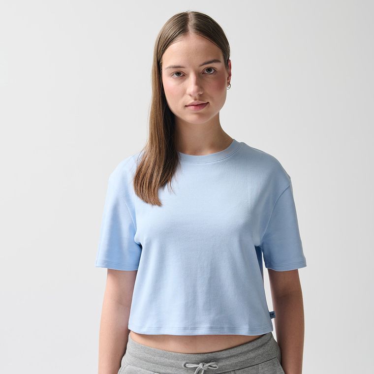T-shirt basic o krótszym kroju NOWEAR