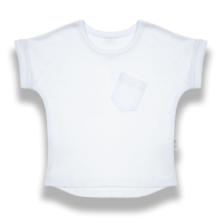 T-shirt chłopięcy, biały, Nicol