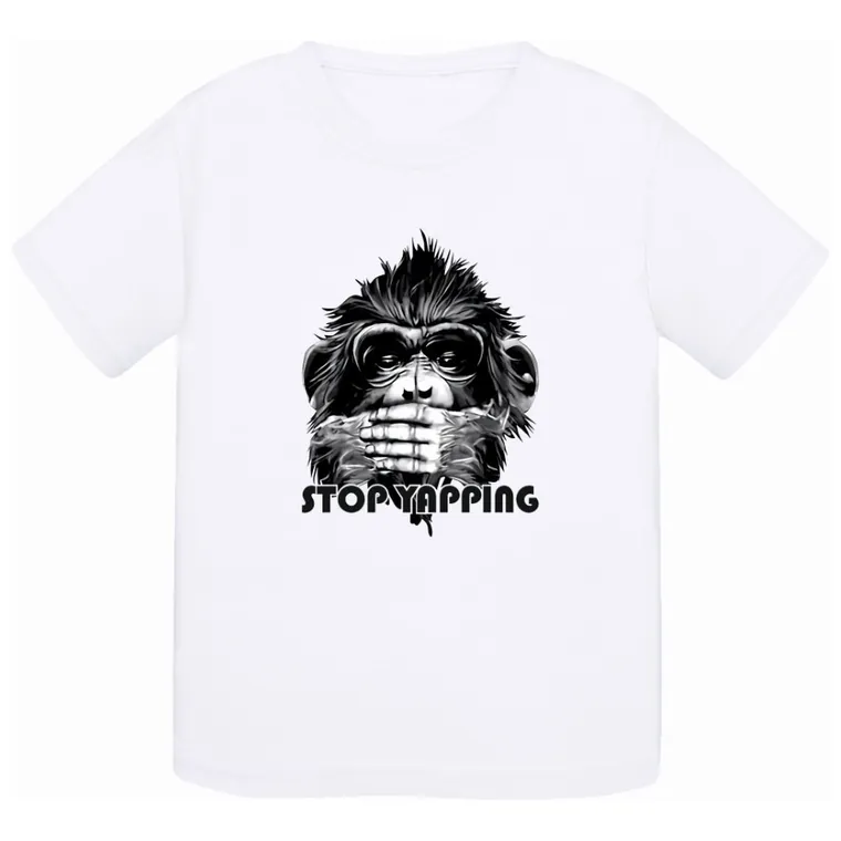 T-shirt chłopięcy, biały, Tup Tup