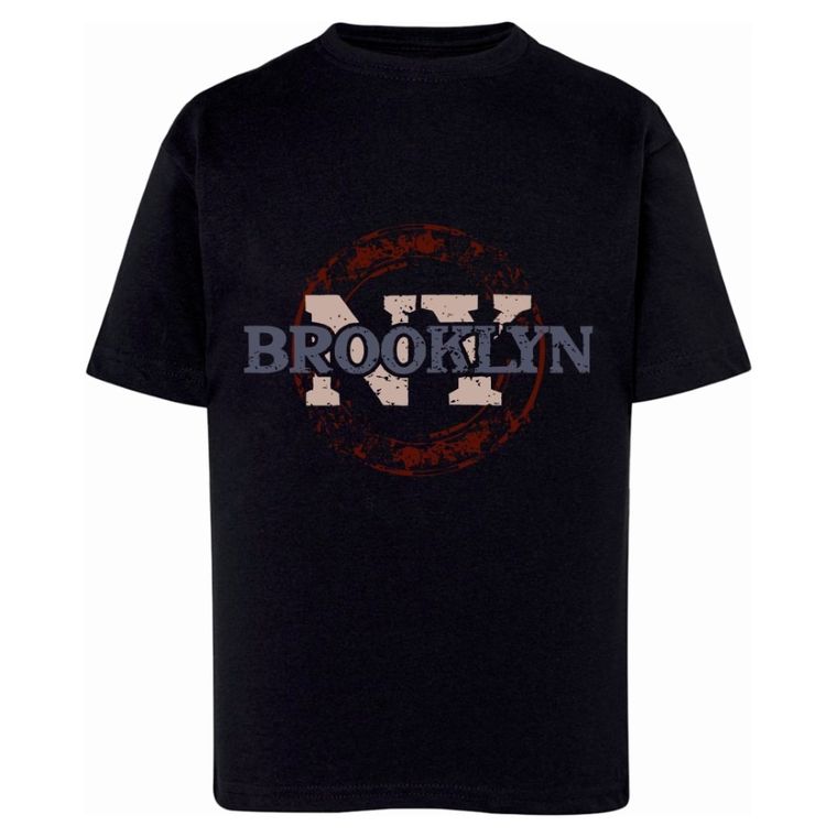 T-shirt chłopięcy, czarny, Tup Tup