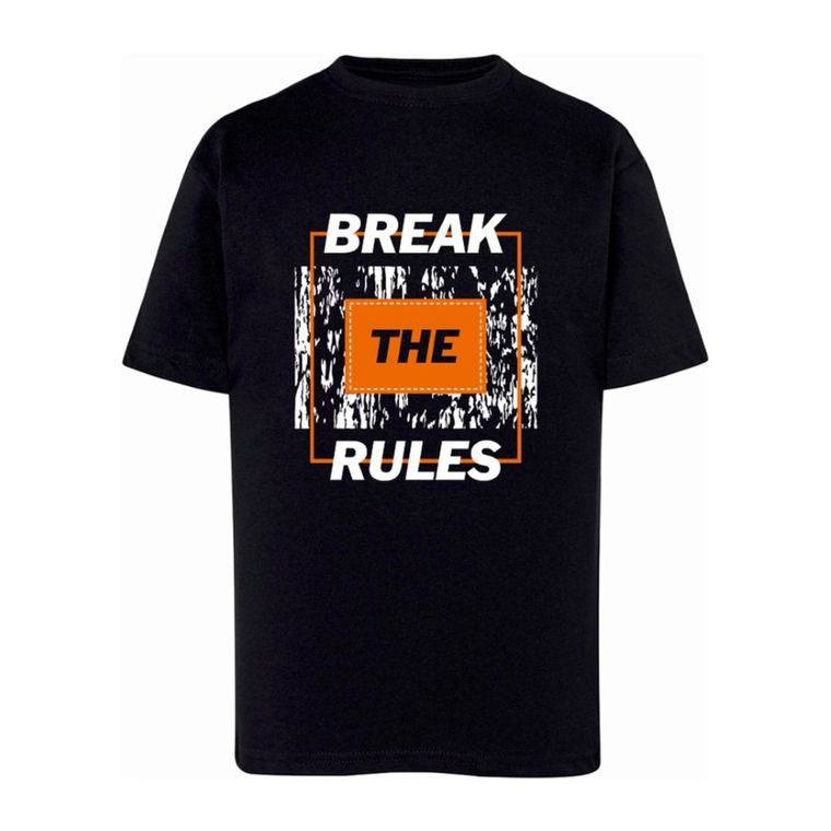 T-shirt chłopięcy, czarny, Tup Tup