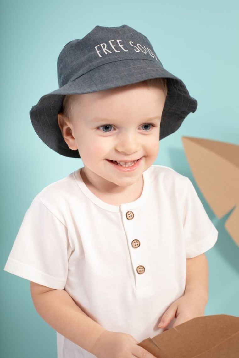 T-shirt chłopięcy, ecru, Pinokio