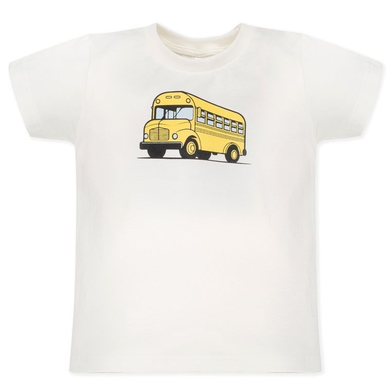 T-shirt chłopięcy, ecru, Pinokio