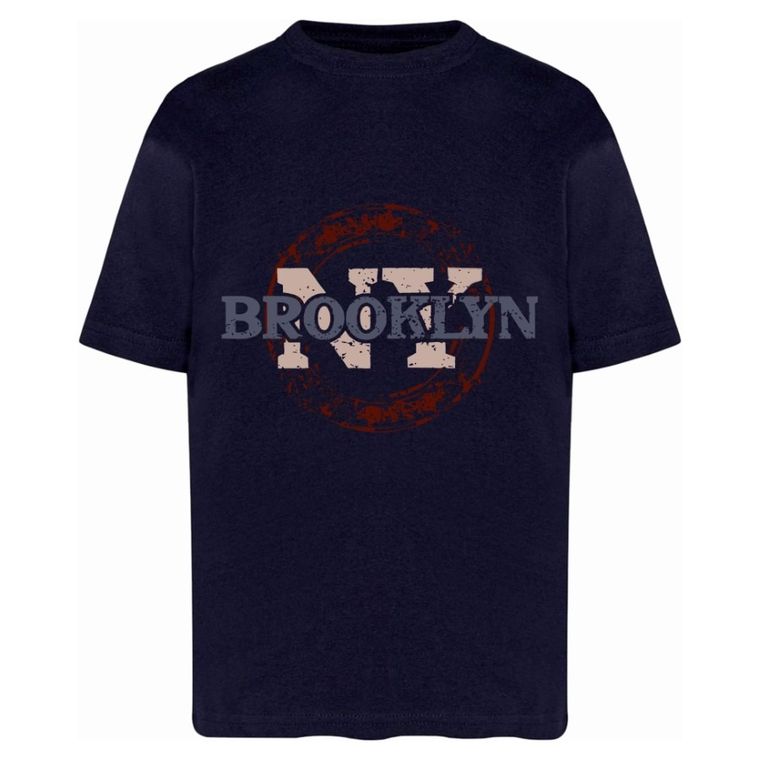 T-shirt chłopięcy, granatowy, Tup Tup