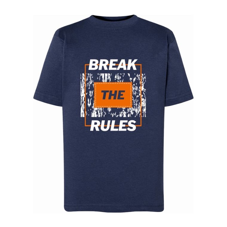 T-shirt chłopięcy, granatowy, Tup Tup