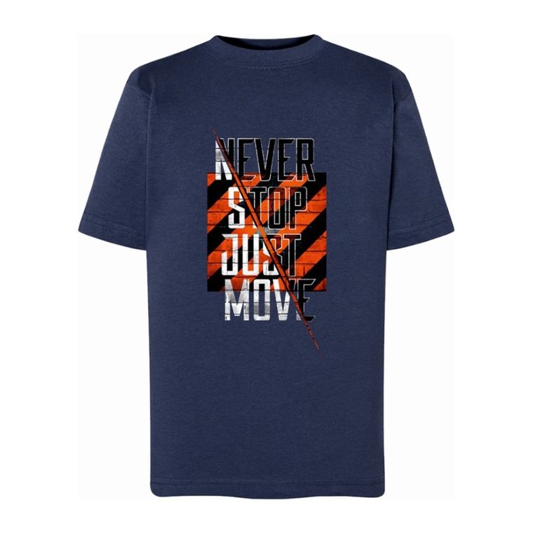 T-shirt chłopięcy, granatowy, Tup Tup