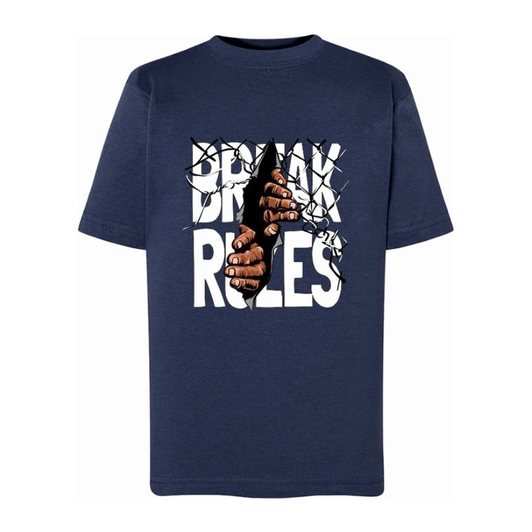 T-shirt chłopięcy, granatowy, Tup Tup