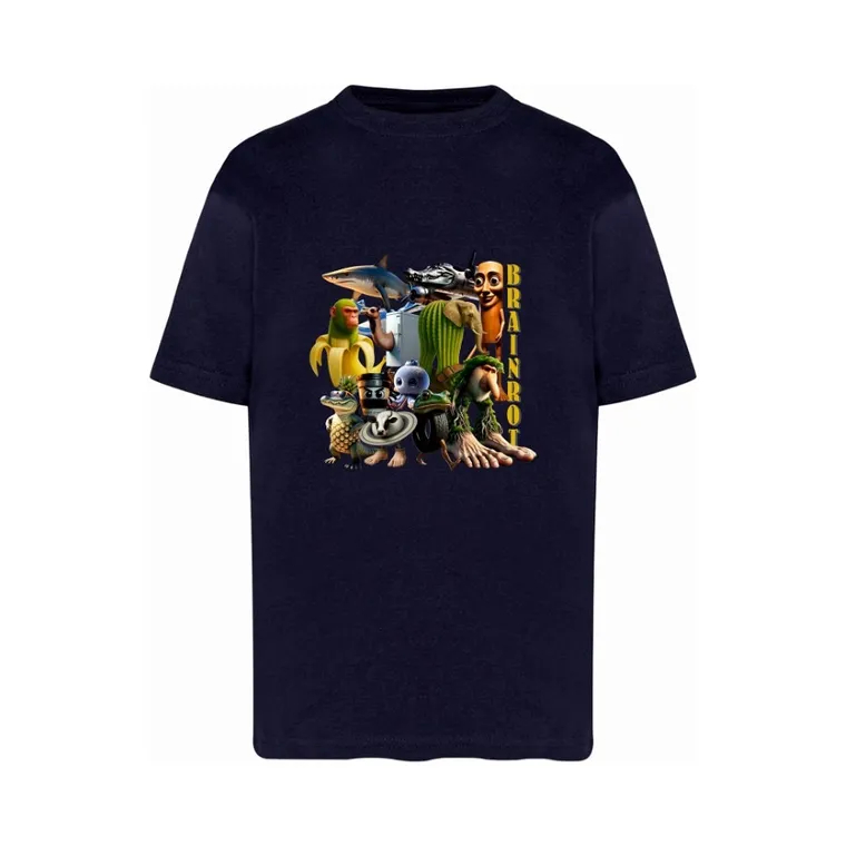 T-shirt chłopięcy, granatowy, Tup Tup