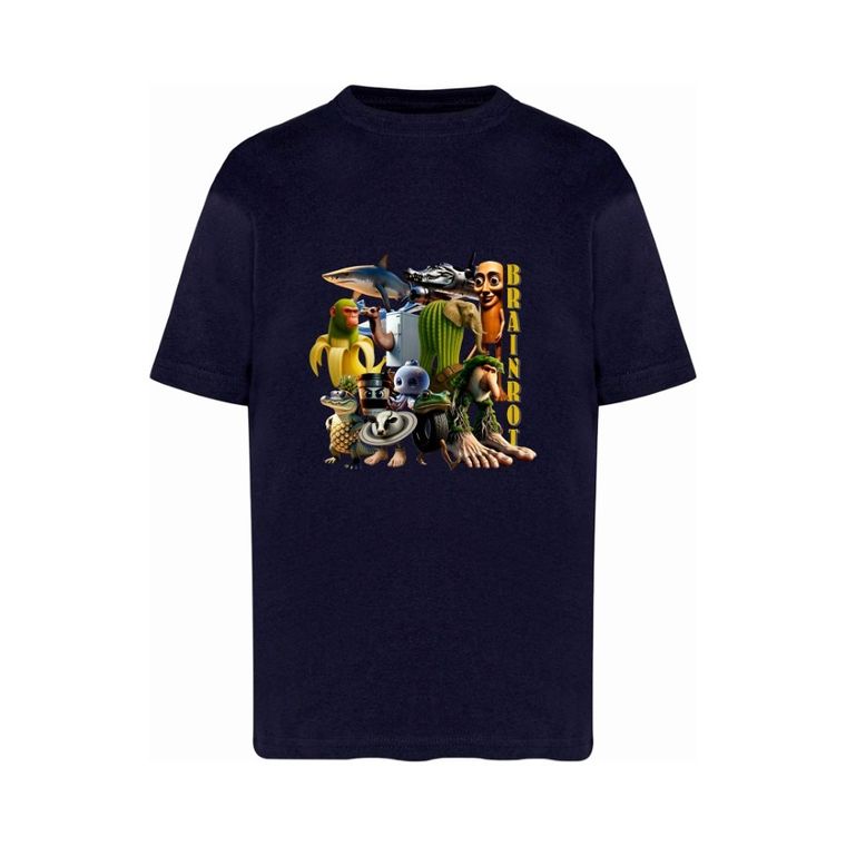 T-shirt chłopięcy, granatowy, Tup Tup