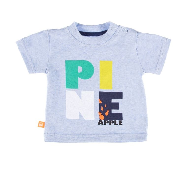 T-shirt chłopięcy, niebieski, Eevi