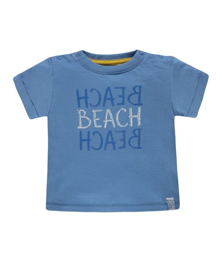 T-shirt chłopięcy, niebieski, Kanz