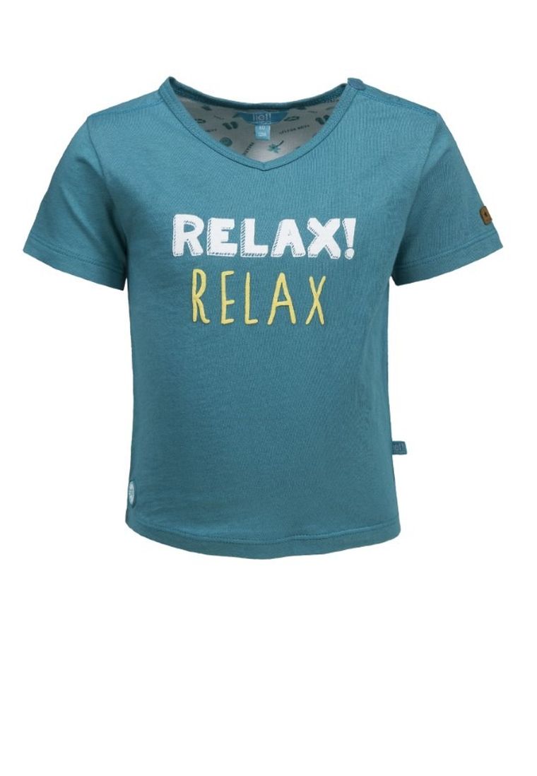 T-shirt chłopięcy, niebieski, Lief